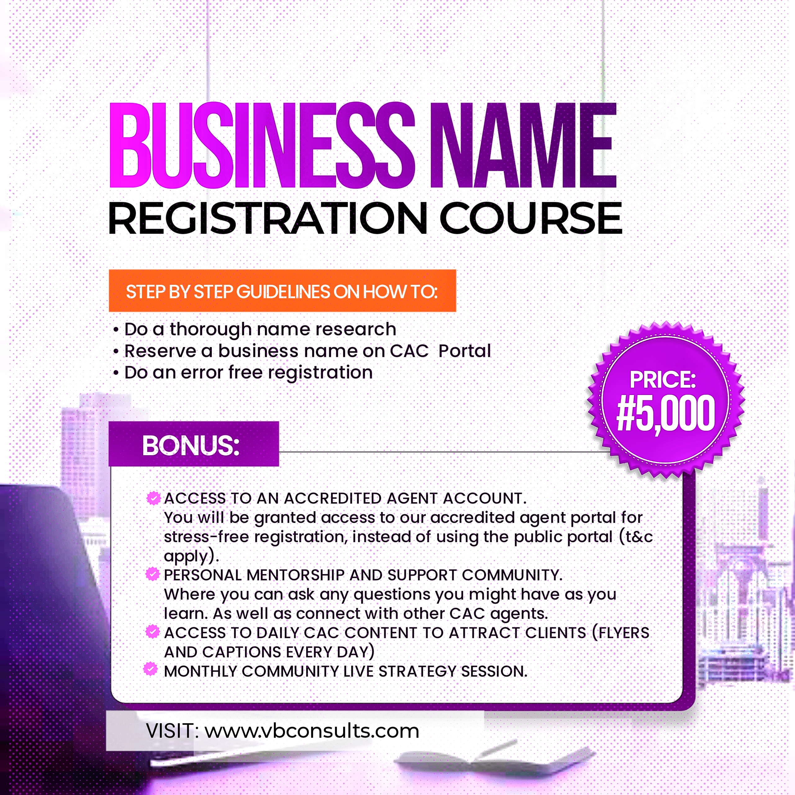 Registration of Business Name